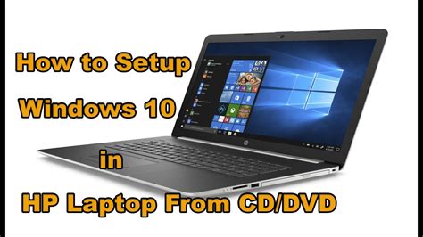 how to open a cd in hp laptop with Windows 10..
